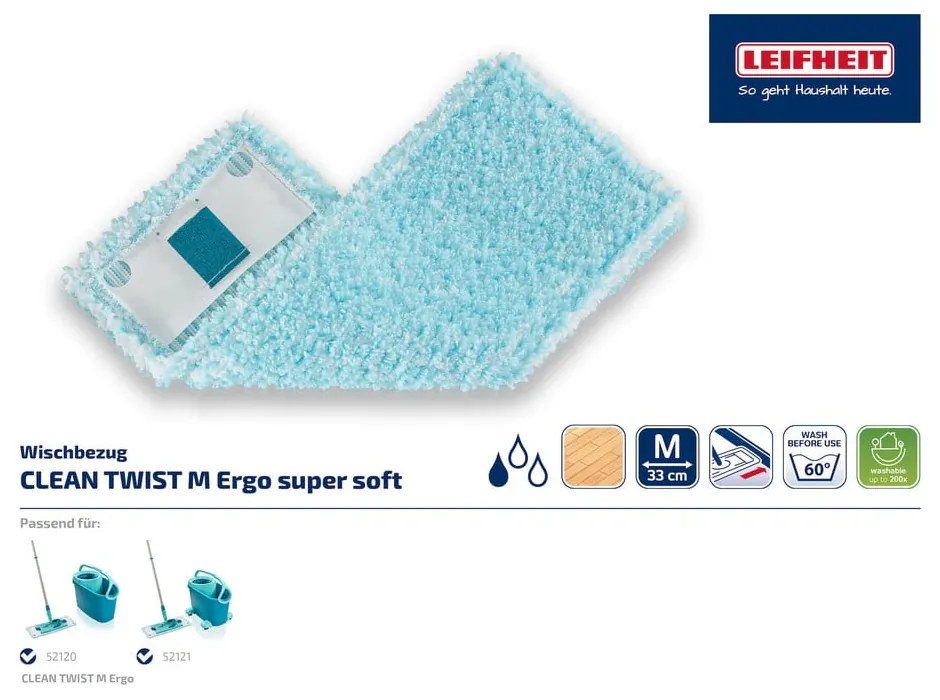 Wkład do mopa LEIFHEIT Twist Ergo Super Soft M