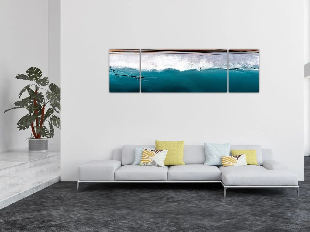 Obraz - Abstrakcja (170x50 cm)