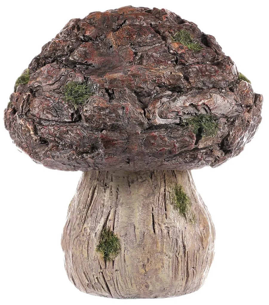 Dekoracja ogrodowa Grzyb, 16 x 17 x 16 cm, polyresin