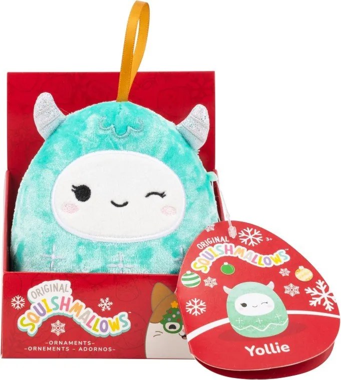 Tekstylna ozdoba świąteczna 10 cm Yollie – SQUISHMALLOWS