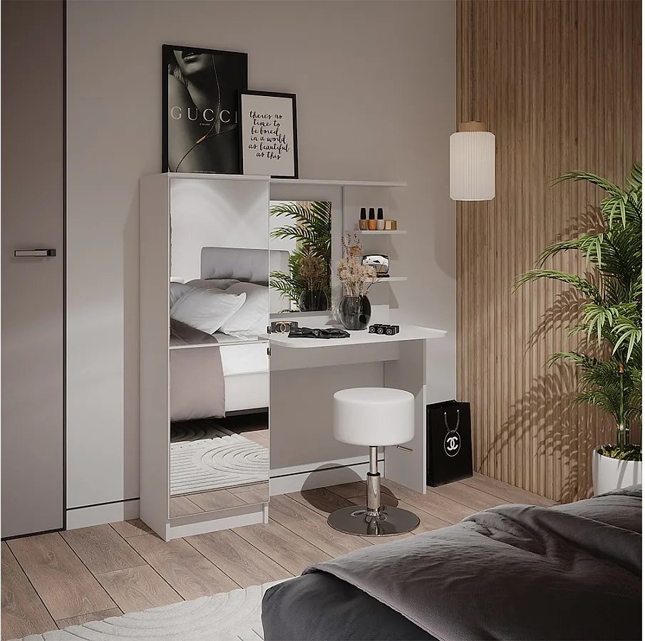 toaletka biały 123x33x141.2 jasmin