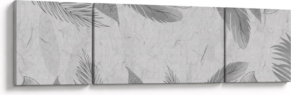 Obraz - Liście (170x50 cm)