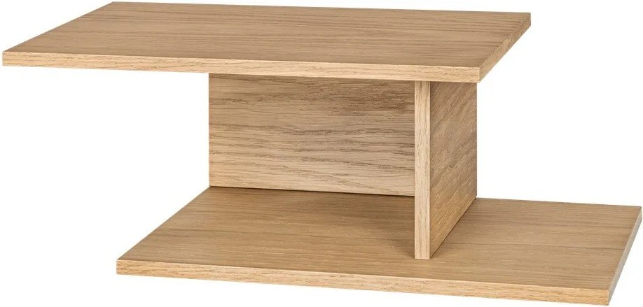 Szafka nocna w dekorze dębu wisząca/z półką w naturalnym kolorze Tann – noo.ma