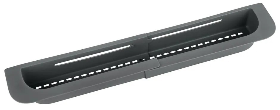 Szary plastikowy teleskopowy ociekacz na zlew 49,5x8,5 cm Fino – Wenko