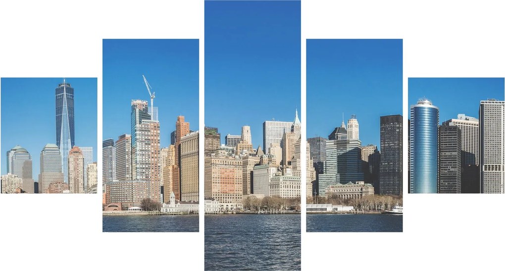 Obraz - Manhattan w Nowym Jorku (125x70 cm)