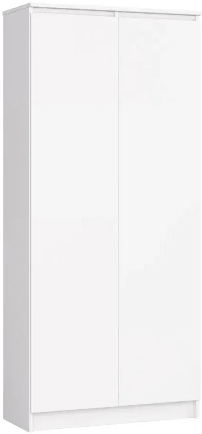 Biały regał do salonu lub biura D0-G57