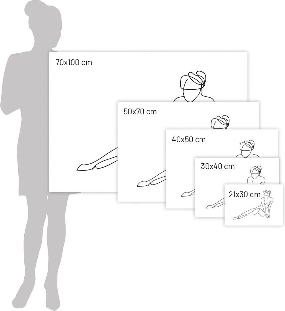 Plakat Figure Line II