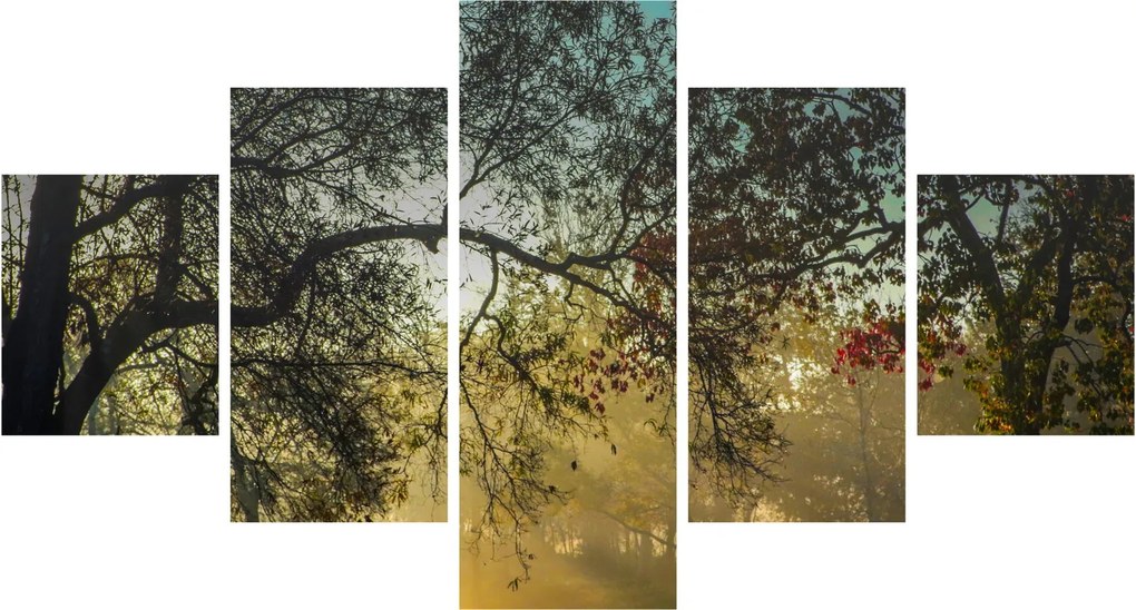 Obraz wschodu słońca (125x70 cm)