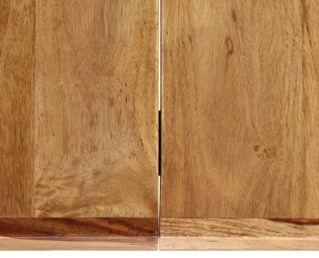 Brązowy stół z sheesham 80x160 – Fulo 4X