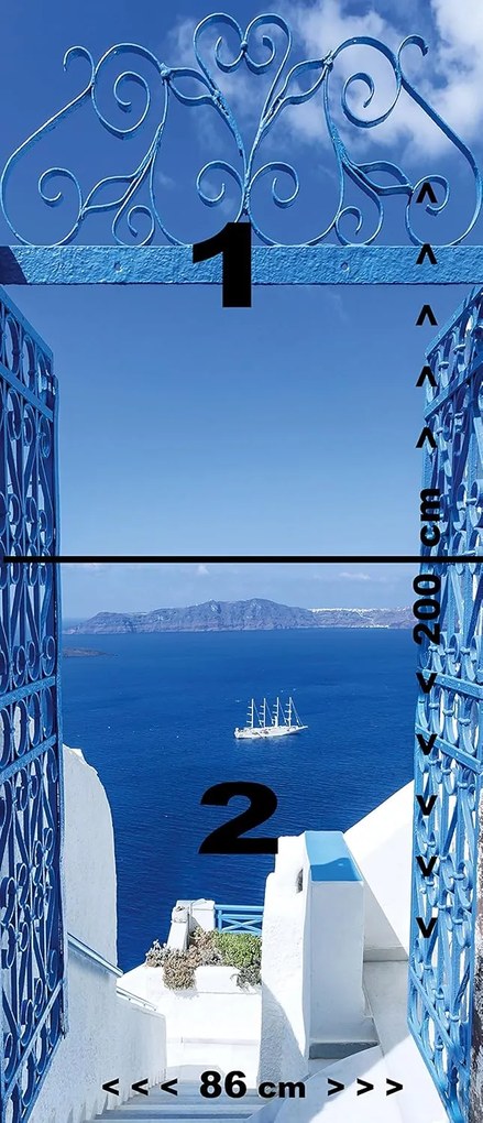 Fototapeta na drzwi GREECE 86x200 cm