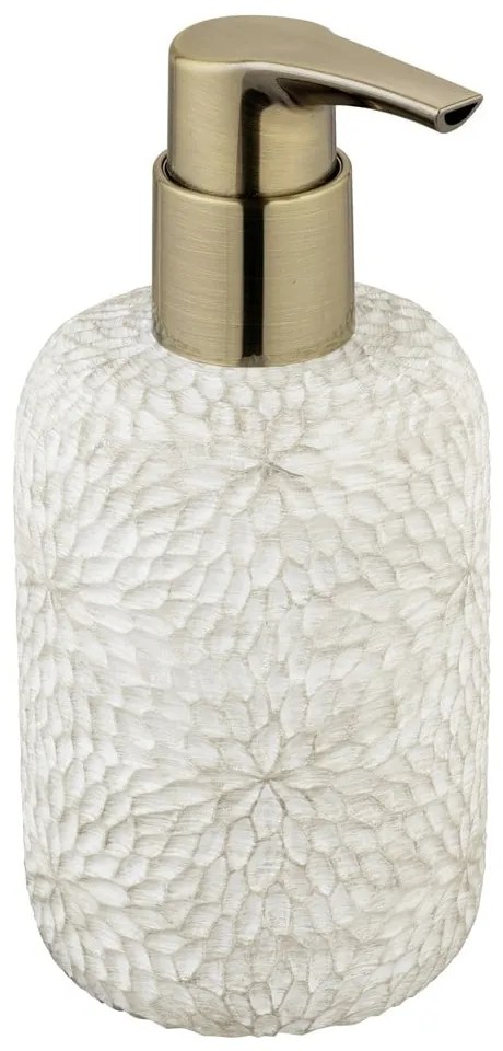 Biały dozownik do mydła z żywicy polimerowej 300 ml Montalfano – Wenko
