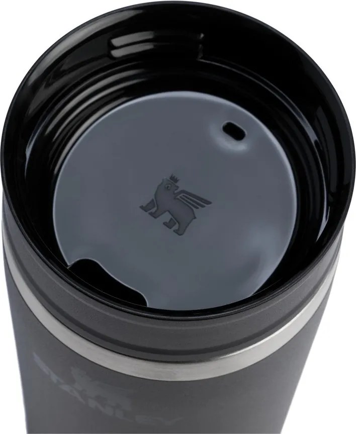 Czarny kubek termiczny ze stali nierdzewnej 230 ml Café-To-Go Travel Mug Black 2.0 – Stanley