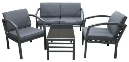 BELLARIA LOUNGE - zestaw ogrodowy aluminiowy