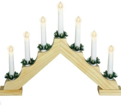 Świecznik drewniany Adwent, 41 x 30 x 5,5 cm