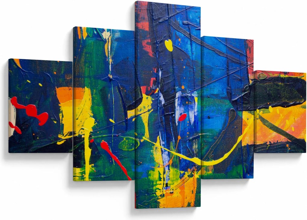 Obraz - Abstrakcja (125x70 cm)