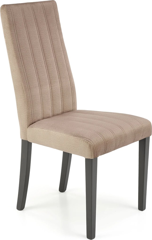 Krzesło tapicerowane na czarnych nogach Diego 2