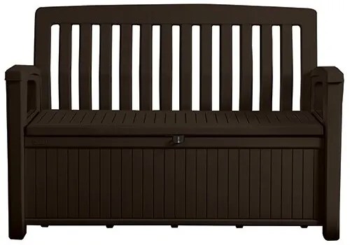 Ławka Patio Bench brązowa, 139 x 63,5 x 88 cm