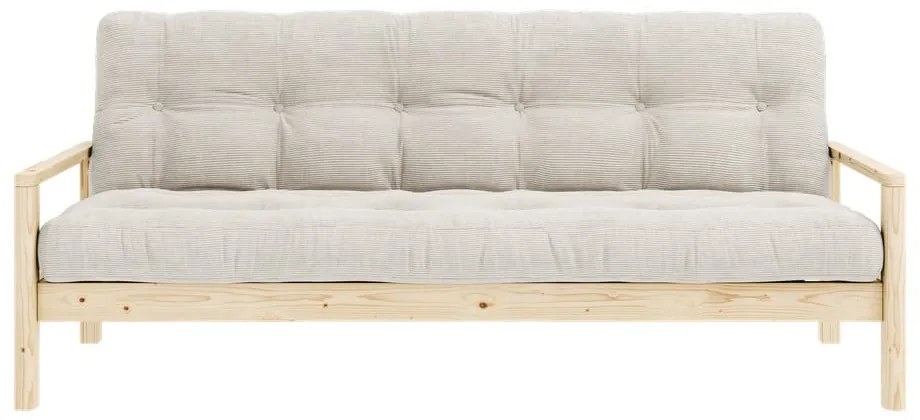 Biała rozkładana sofa 205 cm Knob – Karup Design