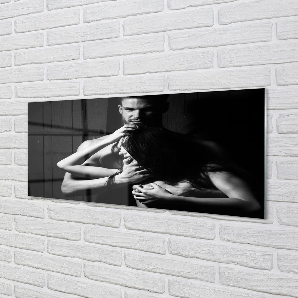 Panel szklany do Kuchni Romantyczna Para