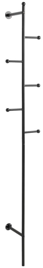 Czarny metalowy wieszak Aspen – Actona