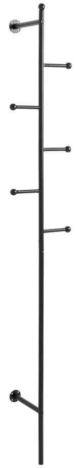 Czarny metalowy wieszak Aspen – Actona