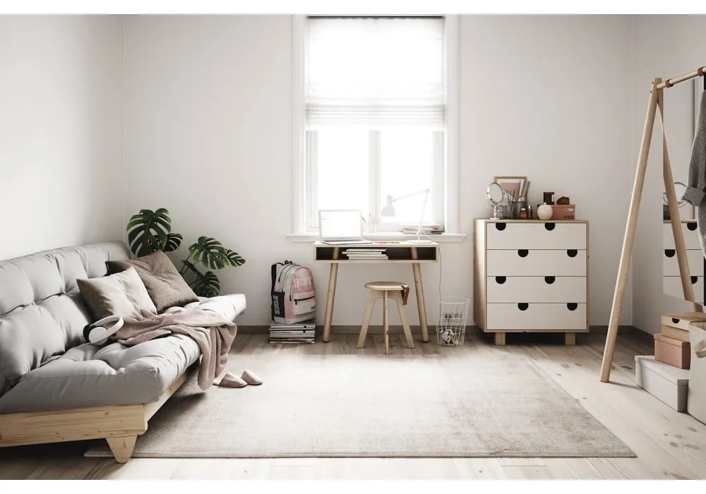 Sofa rozkładana Karup Design Fresh Natural Clear/Bordeaux