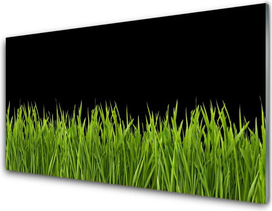 Szkło do Kuchni na Ścianę Naturalna Świeżość Murawy