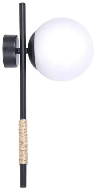 Kinkiet ze szklanym kloszem w stylu boho - 5X S794 Z4-F39