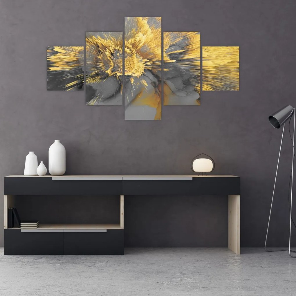 Obraz - Złota ekspansja (125x70 cm)