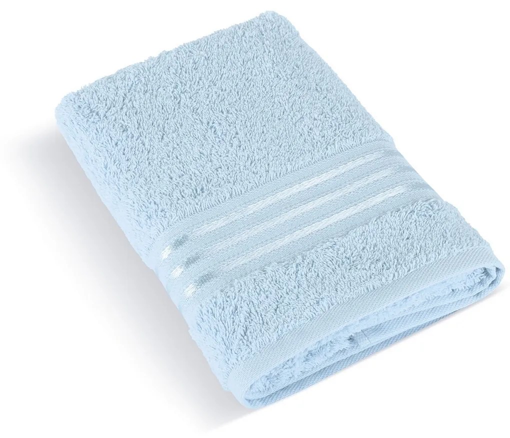 Bellatex Frotte ręcznik kolekcja Linie jasnoniebieski, 50 x 100 cm, 50 x 100 cm