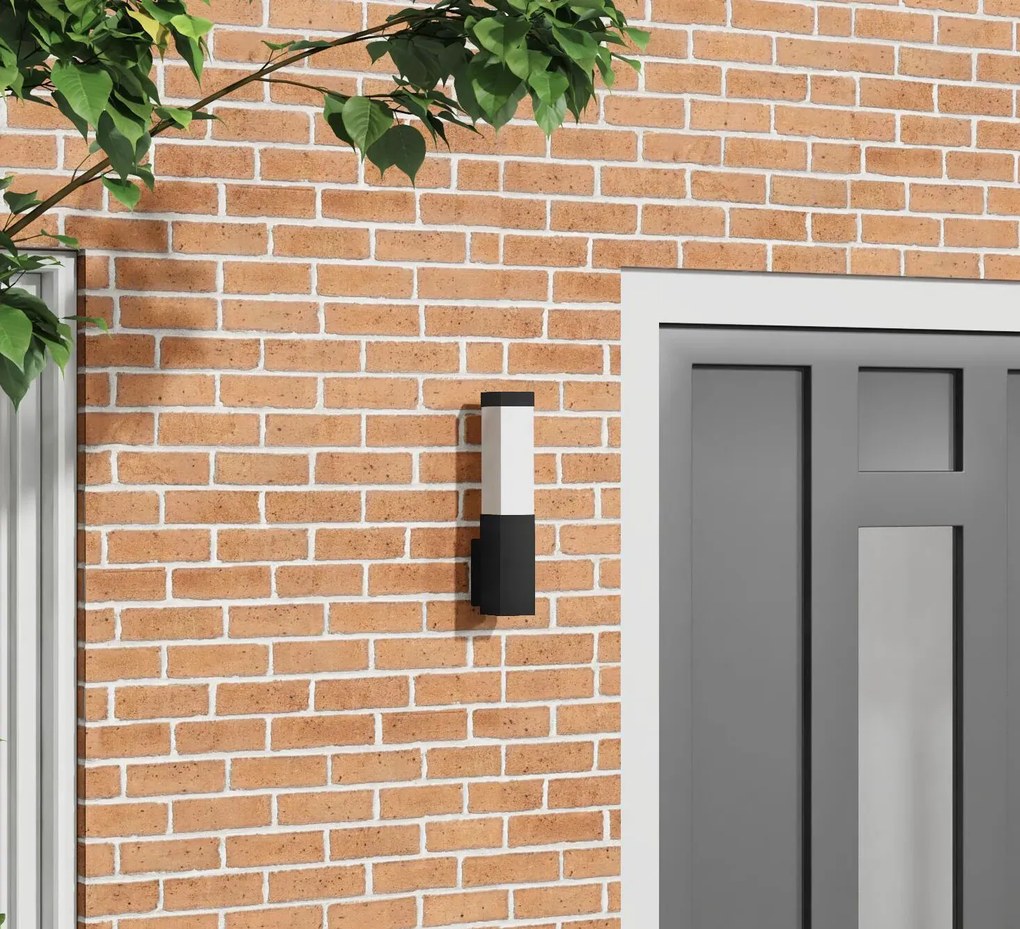 Czarny zewnętrzny kinkiet M5-A53