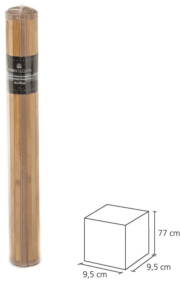Bambusowy chodnik w naturalnym kolorze 75x175 cm – Casa Selección