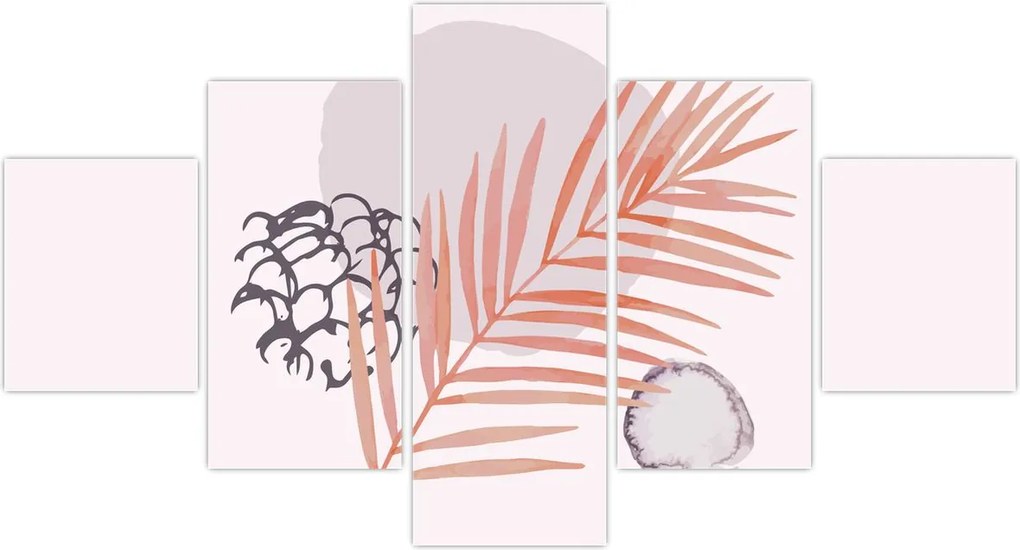 Obraz - Fioletowy minimalizm N⁰3 (125x70 cm)