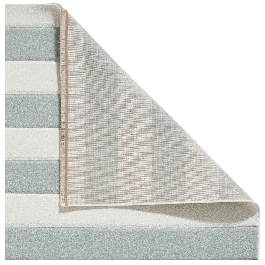 Miętowy dywan 80x150 cm Cove Stripe – Catherine Lansfield
