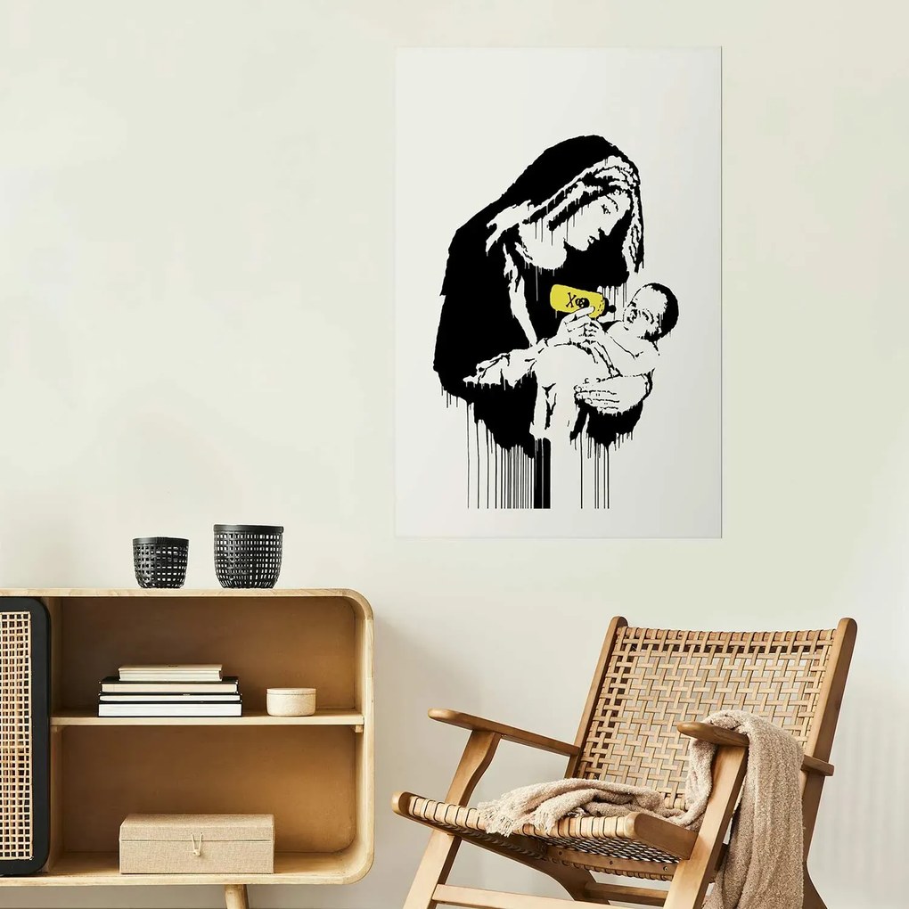 Plakat Karmiąca matka 40x60 cm bez ramy z marginesem ARTGEIST B