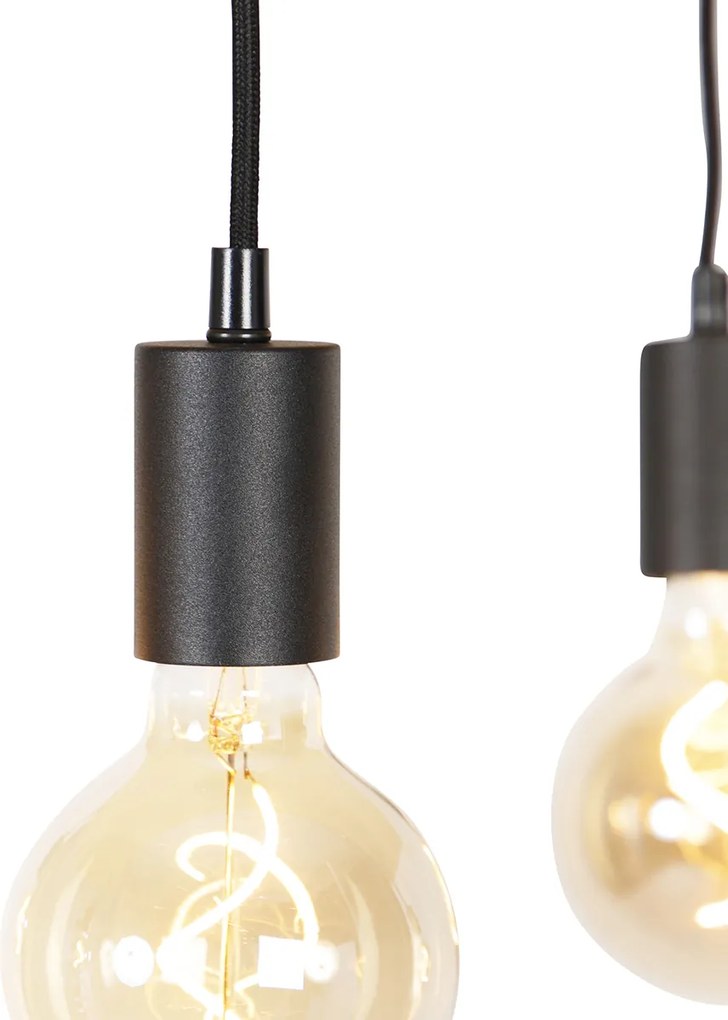 Inteligentna lampa wisząca czarna z drewnem, w tym 5 Wi-Fi G95 - Shelf