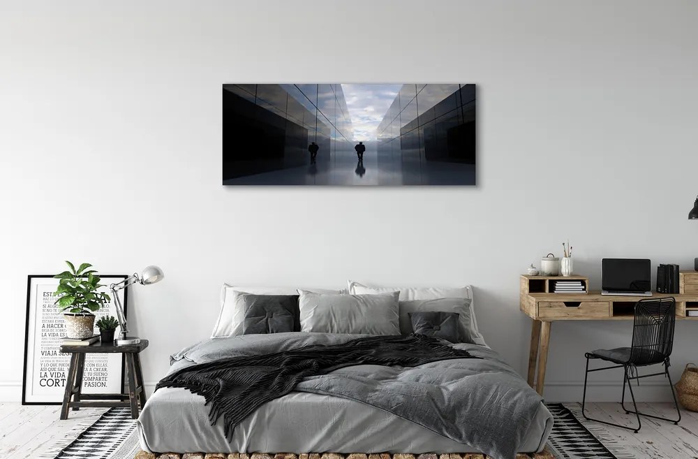 Obraz na płótnie Niebo w Lustrzanym Odbiciu