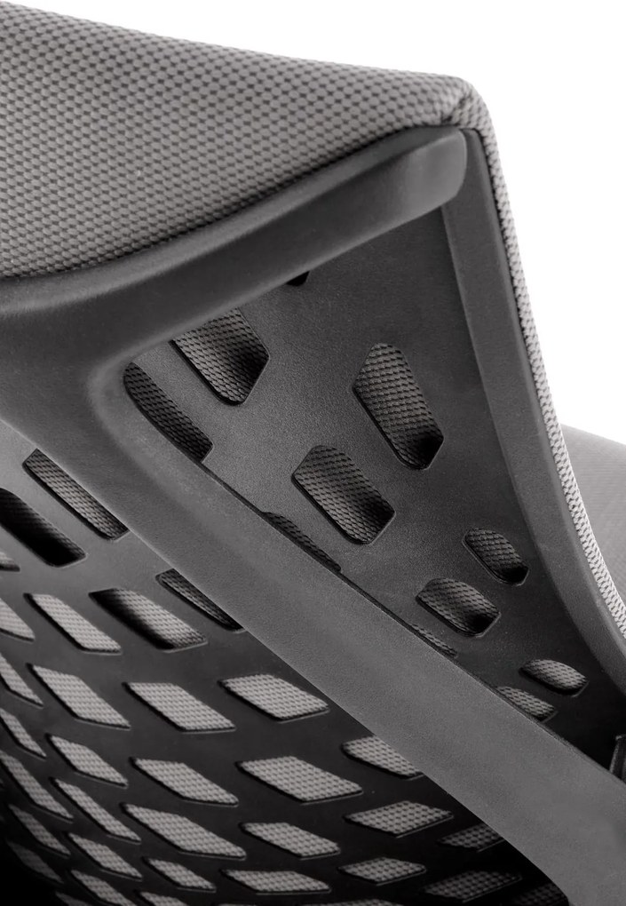 Obrotowe krzesło biurowe z regulacjami i podparciem lędźwiowym Rubio