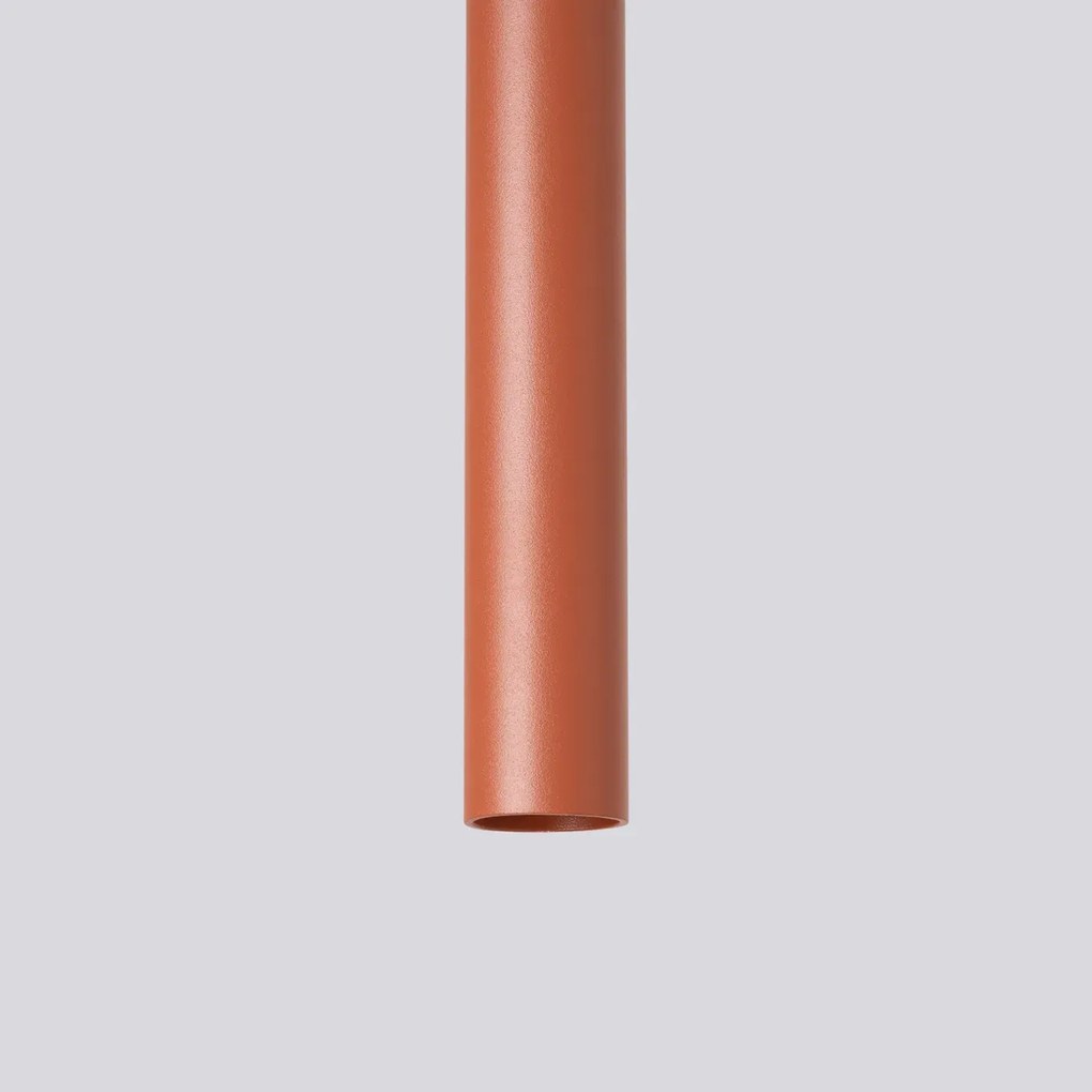 Lampa wisząca PASTELO 3 ochra czerwona SOLLUX LIGHTING