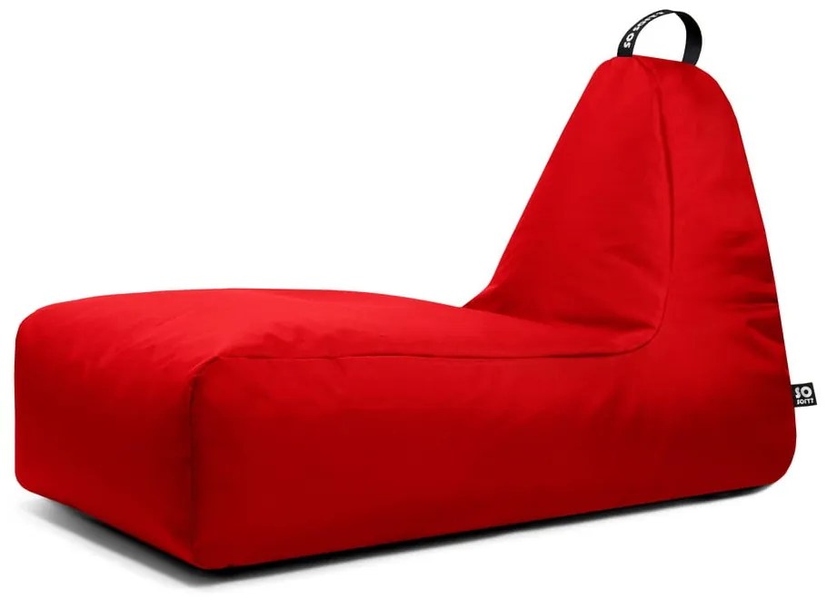 Czerwony worek do siedzenia Chill XXL – So Soft?