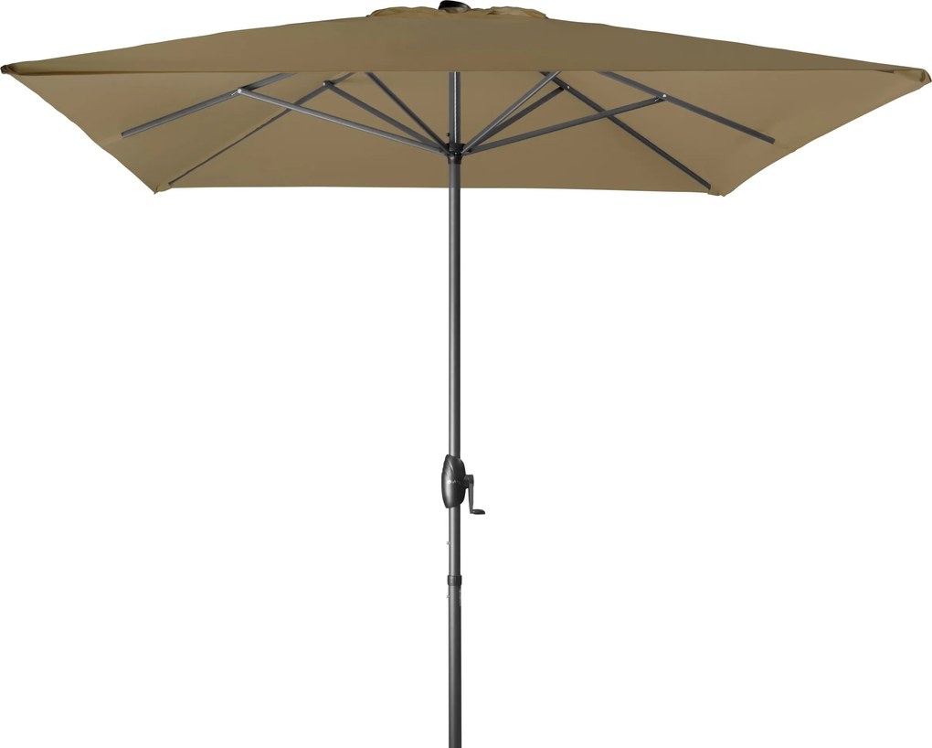 Derby Basic Lift parasol ogrodowy 300 x 200 cm brązowy