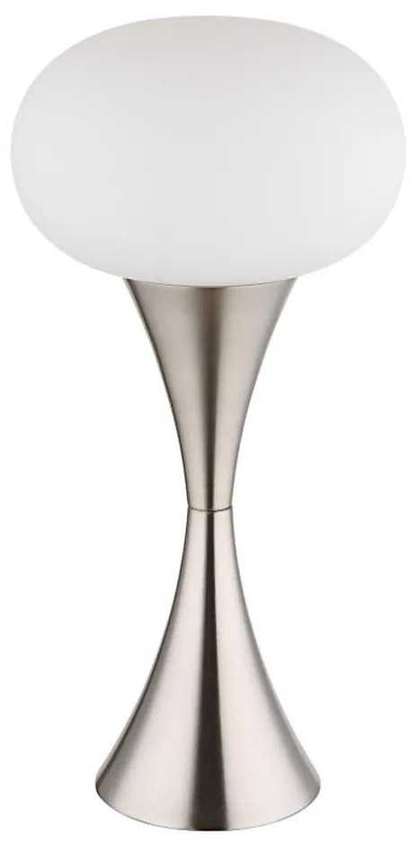 Globo 21027N - Lampa stołowa LULA 1xE14/25W/230V matowy chrom