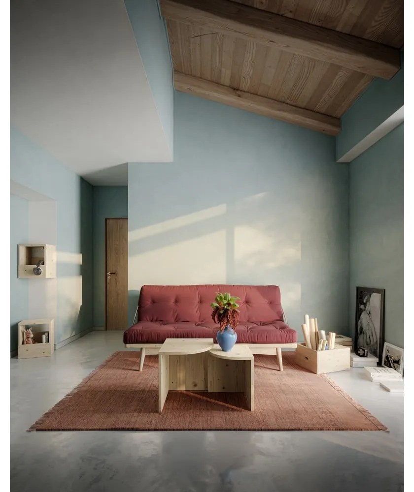 Musztardowa rozkładana sofa 190 cm Folk – Karup Design