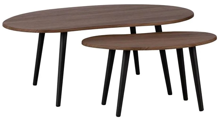 Eglo 424059 - Zestaw 2x stolik ALORAN brązowy