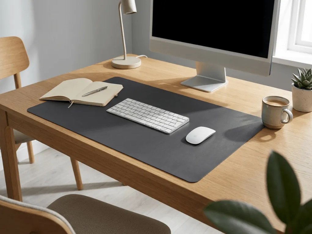 Wodoodporna mata na stół 50x80 cm, szara / grafitowa