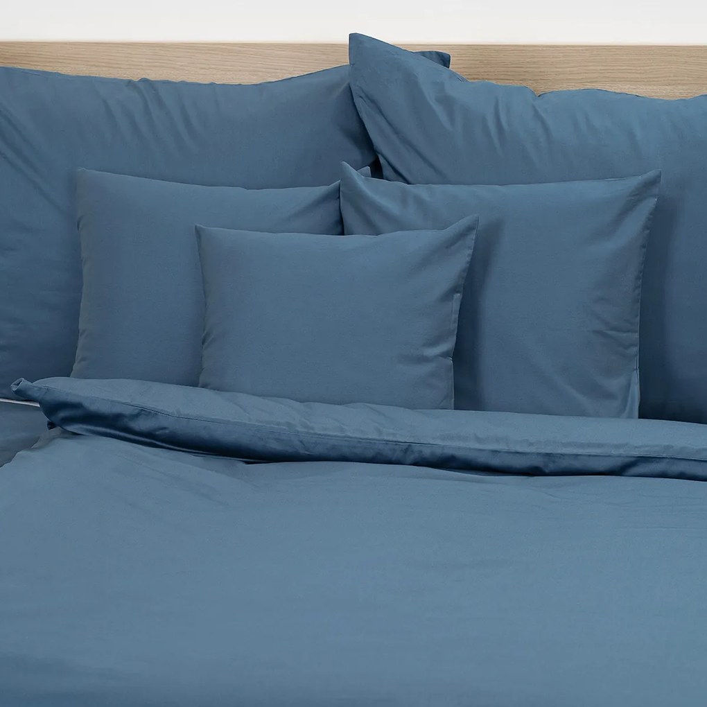 4Home Poszewka satynowa na poduszkę Sea Blue, 40 x 40 cm