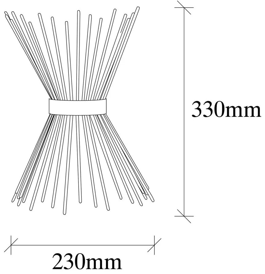 Czarny metalowy kinkiet Opviq lights Glykera