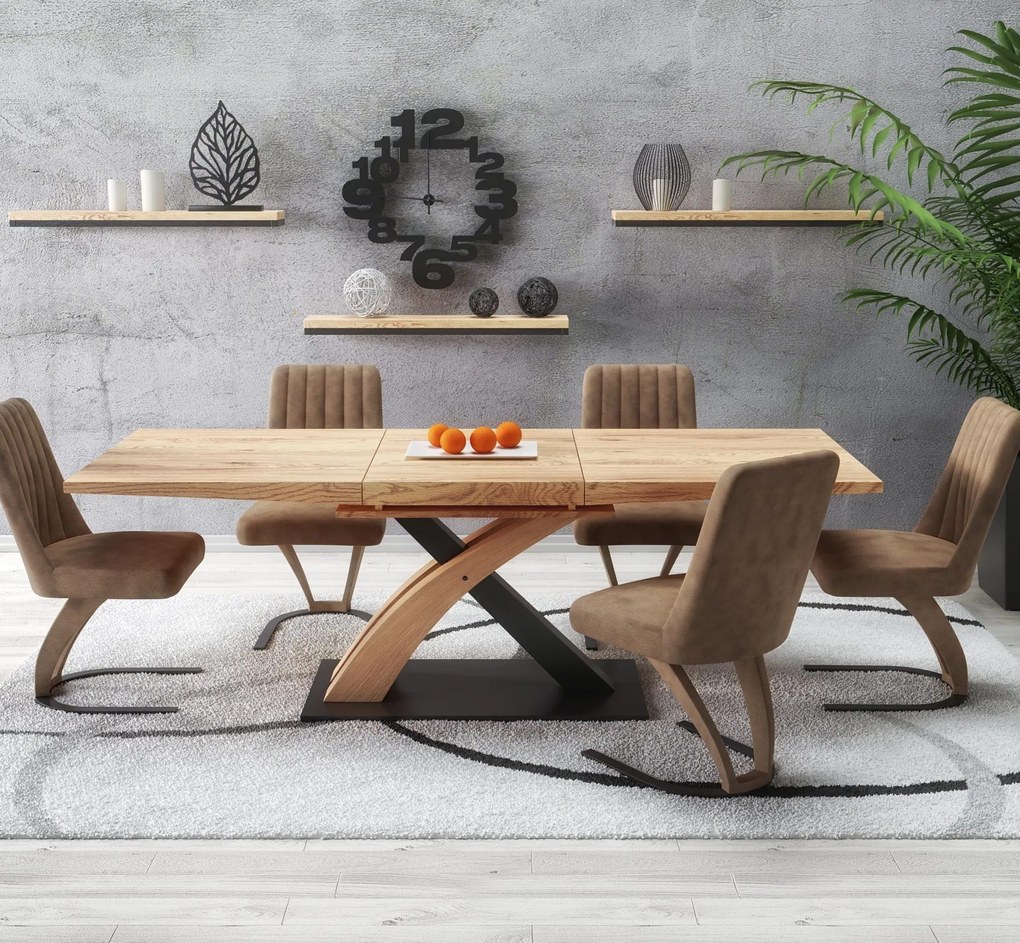 Rozkładany stół na jednej nodze Sandor 3