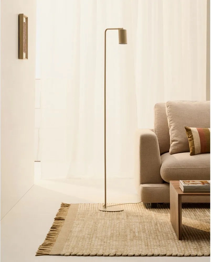Beżowa lampa stojąca (wysokość 147 cm) Manie – Kave Home