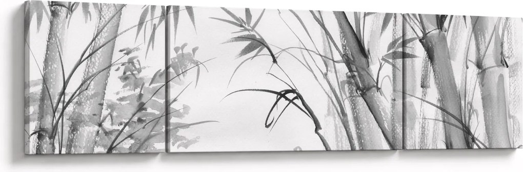 Obraz - Las bambusowy (170x50 cm)